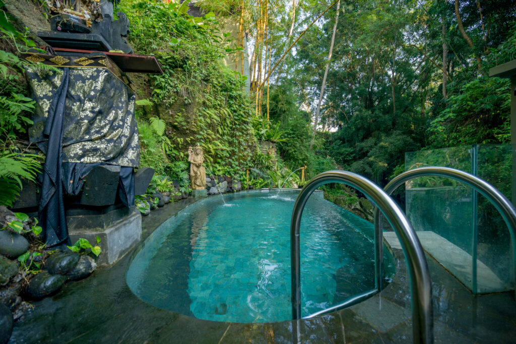 Natural Springs Soaking-Pool at SereS Springs Resort & Spa Singakerta Ubud