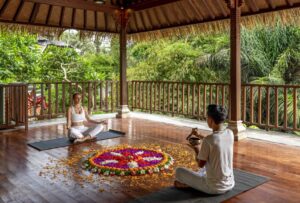 Serene Meditation Session in SereS Springs Resort & Spa Singakerta Ubud Bali | 5-Star Luxury Wellness Retreat