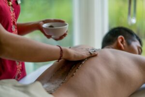 Traditional Balinese spa treatment with natural ingredients in Ubud 