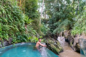 Natural spring pool at SereS Springs Resort & Spa Ubud