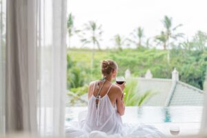 Tropical garden view at SereS Springs Resort & Spa