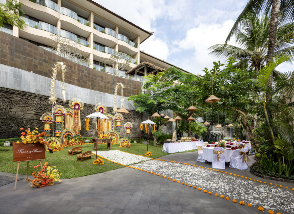 outdoor wedding venue in Ubud, bali