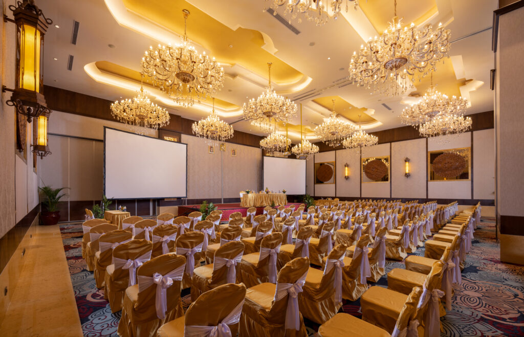 Our stunning pillarless ballroom in Ubud