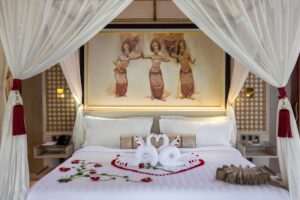 Elegant decorated suite for romantic stay in Ubud